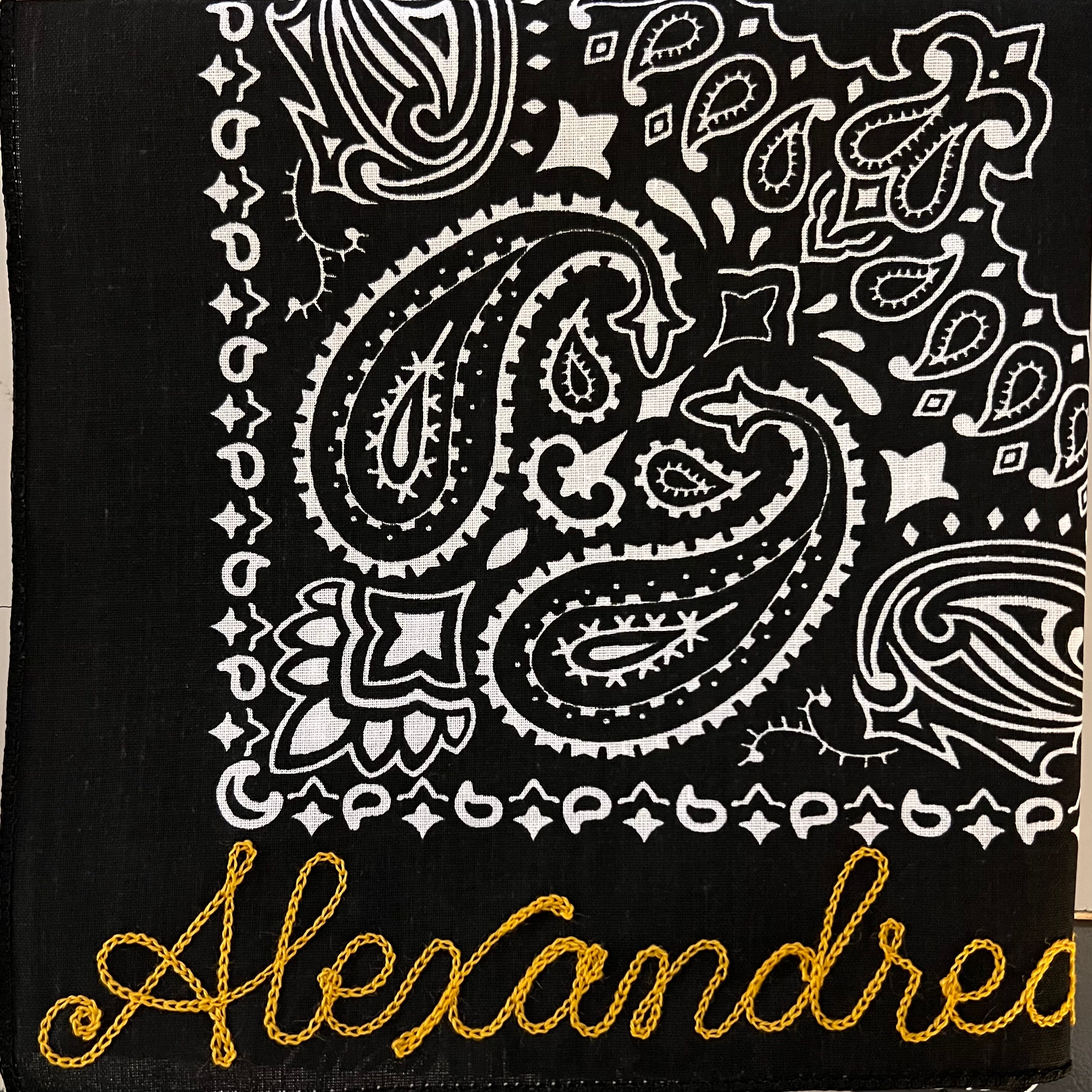 Black Classic Paisley Bandana | Rancho Sueño