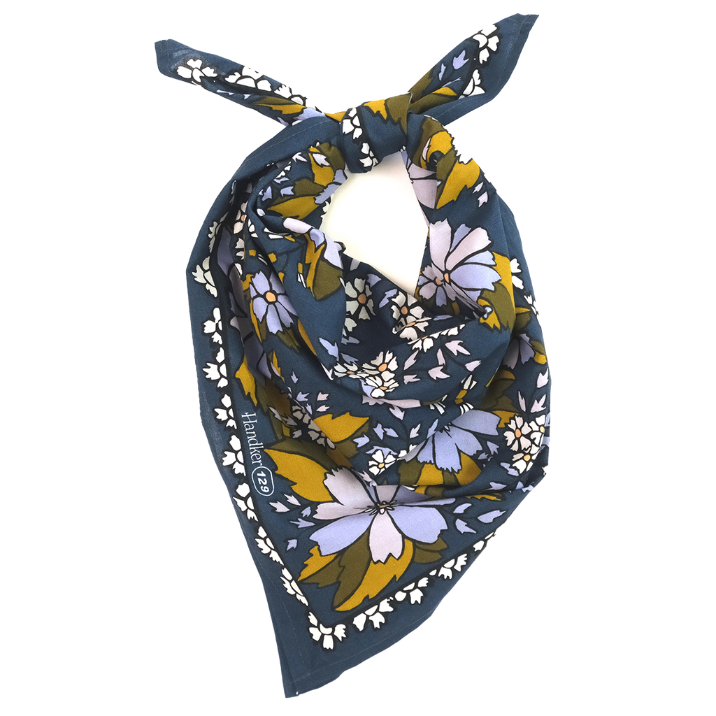 Handker Bandanas - No. 129 Chicory Bandana