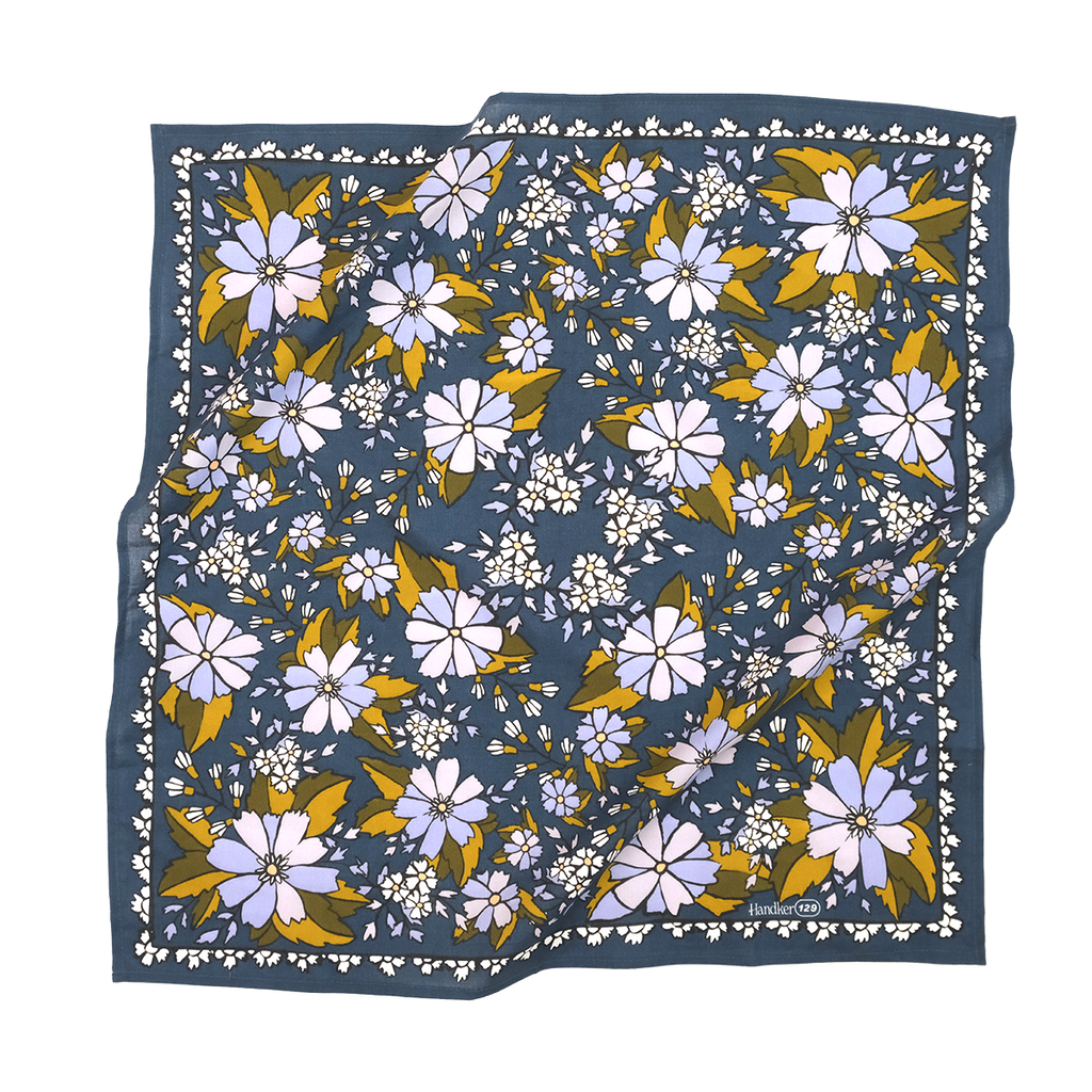 Handker Bandanas - No. 129 Chicory Bandana