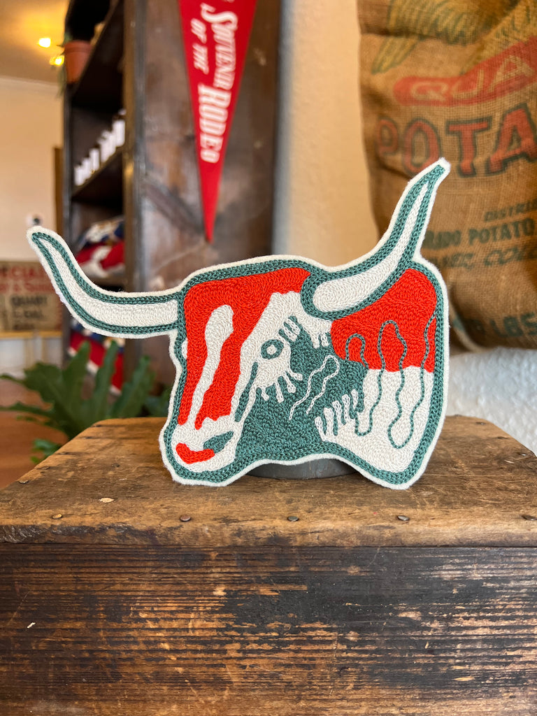 Steer Chainstitched Patch