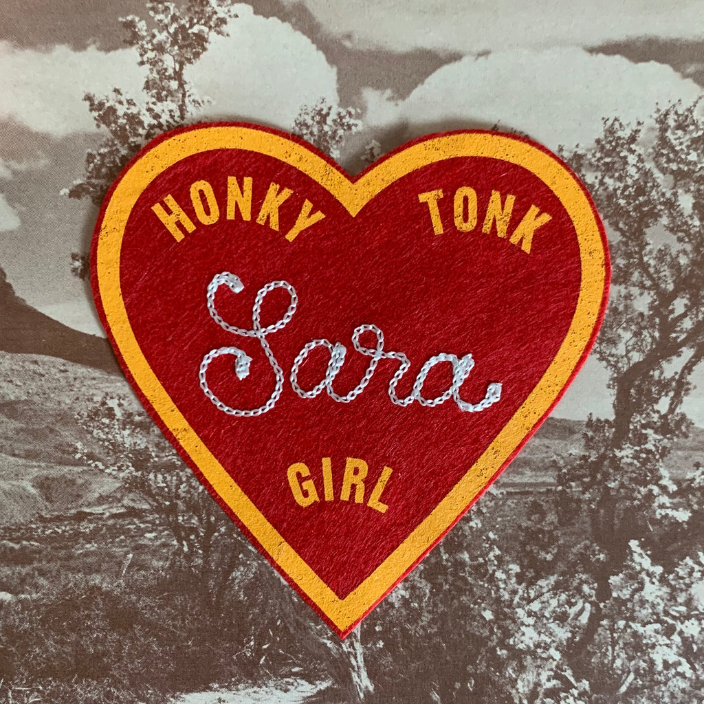 Honky Tonk Girl Personalized Patch