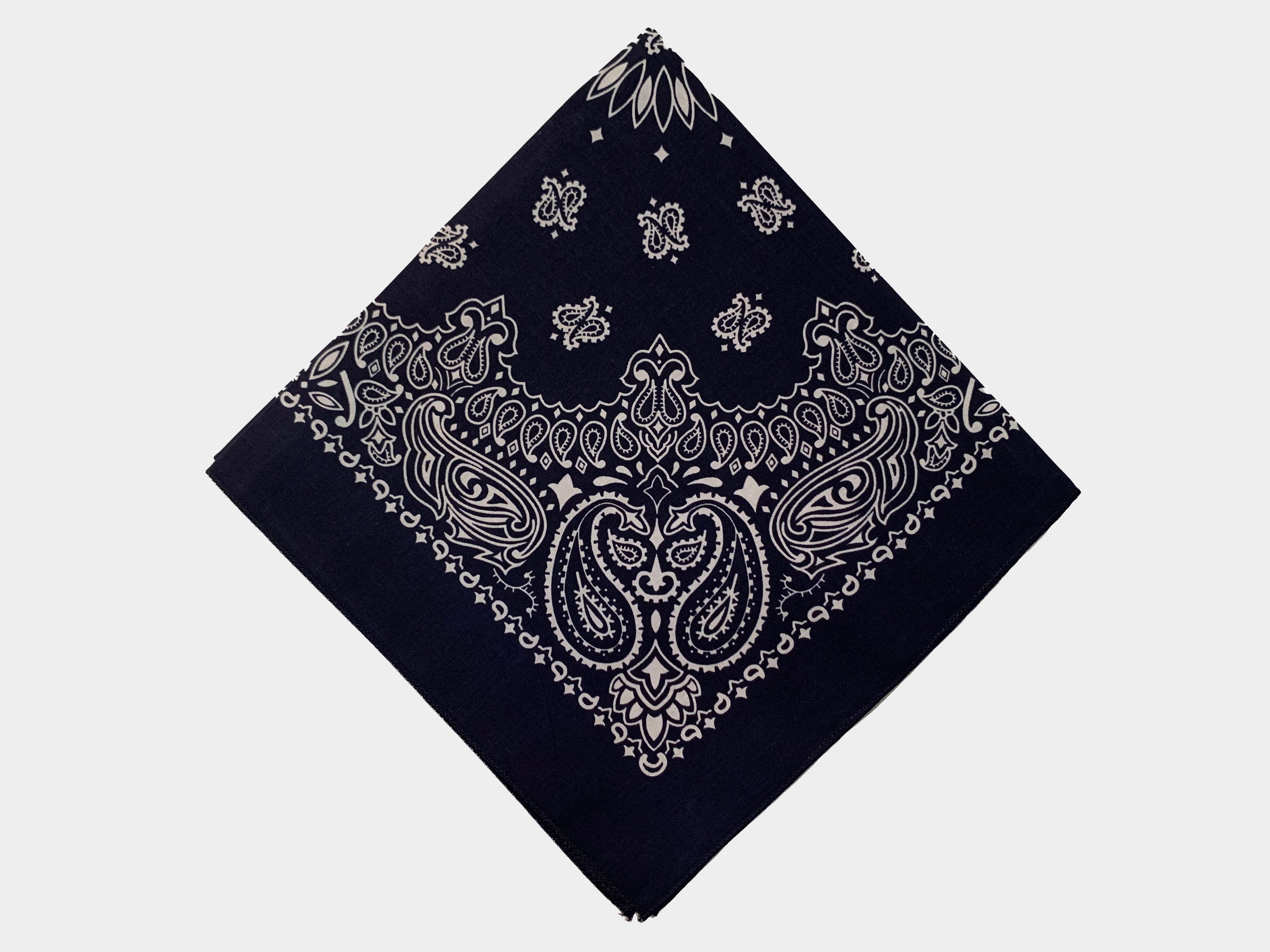 Black Classic Paisley Bandana | Rancho Sueño