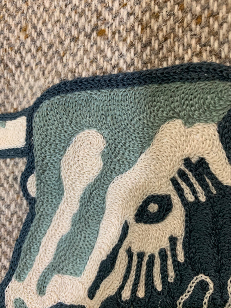 Shirley Live Stock Chainstitched Wool Over-Shirt